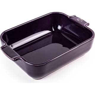 Peugeot Appolia Auflaufform rechteckig 25 cm aubergine - Keramik - Lila