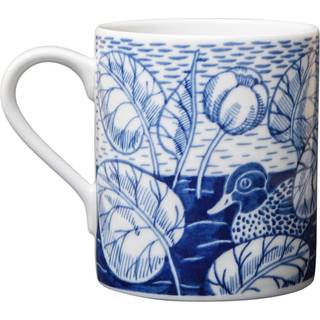 Götefors Porslin Duck pond krus 35 cl Blå