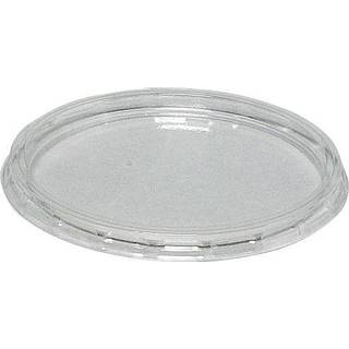 Låg til salatbægre snap-on funktion Ø9,5cm RPET klar