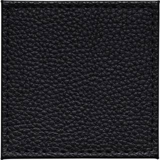 Denby Black Grey Reversable Faux Leather Coasters Set Of 4