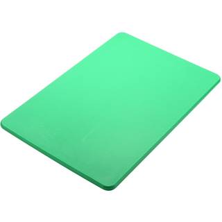 Skærebræt af polypropylenplast 51 x 38 x 1,25 cm, glat - Grøn