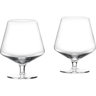Rocks Cognacglas 2 stk. fra Zone Denmark - Clear farve - Mundblæst blyfrit krystalglas