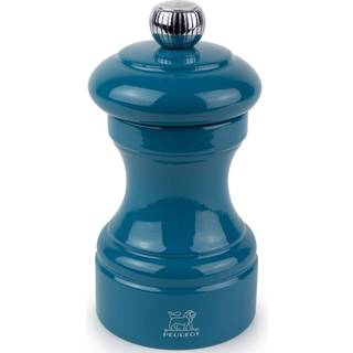 Peugeot Bistrorama Salzmühle 10 cm Buchenholz pazifikblau lackiert - Stahlmahlwerk - Blau