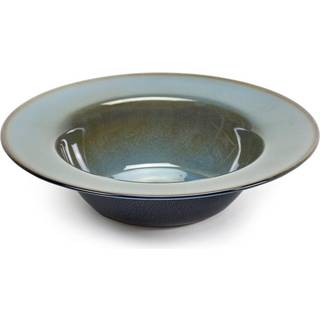 Serax Terres de Rêves dyb tallerken 21,3 cm Blue grey/Dark blue