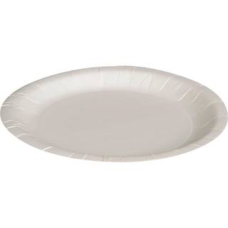 Paptallerken, Ø18 cm, 50 stk.