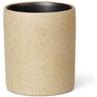 Ferm Living Bon opbevaringskrukke lille Beige/Sort