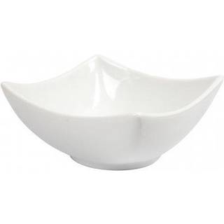 Elegant Hvid Keramisk Skål - 2 stk. 10 cm