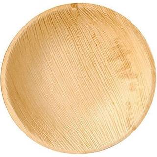 25 stk. Engangstallerken - palmeblade 23 cm