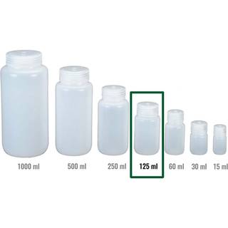 Nalgene Bottle 125ml Wide Mouth Hdpe White, OneSize