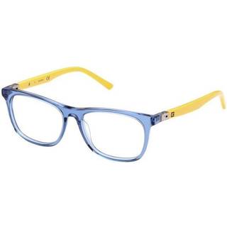 Guess Unisex GU9228 092 Optiske stel Acetat Blå Firkantet Normal