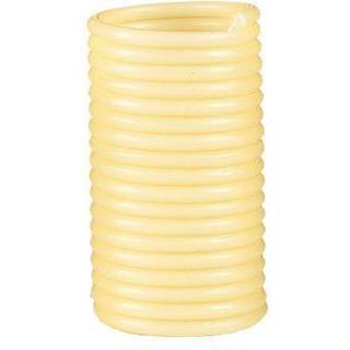 Lys ved timen 80-timers citronella lysfyldning miljøvenlig naturlig bivoks med bomuldsvæk gul