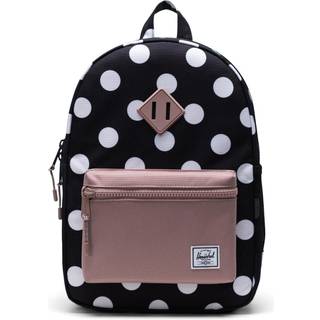 Herschel Heritage Rygsæk Youth Polka Dot Black and White/Ash 16L
