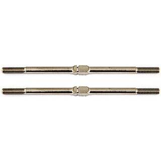 Team Associated - AE1408 - FT Titanium Turnbuckles, M3x67 mm/2.65 in, silver