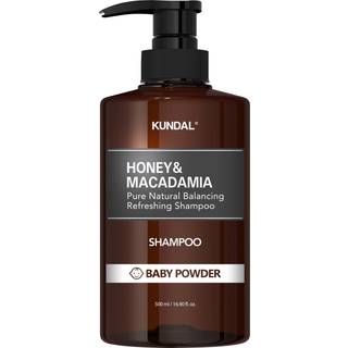 KUNDAL Honey & Macadamia Baby Powder Naturlig shampoo til tørt og skadet hår 500 ml - 500 ml