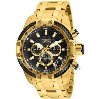 Invicta 25944 Speedway Sort/Gul guldtonet stål Ø50 mm