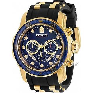 Invicta 35416 Pro Diver Blå/Gul guldtonet stål Ø48 mm
