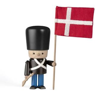Garder med flag og gevær - mørk vagtuniform