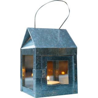 A2 Living fyrfads lanterne galvaniseret højde 12 cm indendørs/udendørs