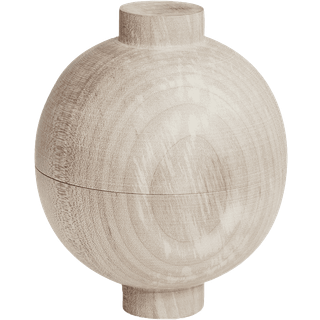 Kristina Dam Studio Wooden Sphere Skål Olieret Egetræ