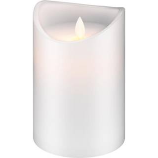 LED stearinlys med bevægelig flamme - 10 x 15 cm - 1 stk