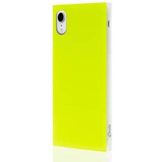 iDecoz Square Case - Neon (iPhone X r) - Gul