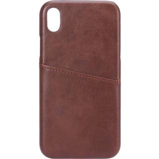 ONSALA Mobilecover Brown iPhone X/XS Creditcard Pocket