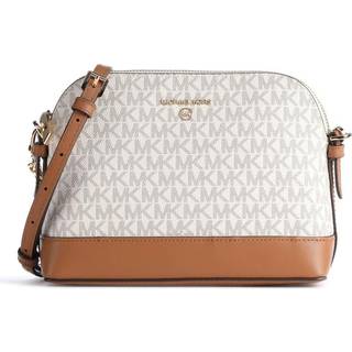 MK Large Logo Dome Crossbody Bag - Natural - Michael Kors - ONE SIZE