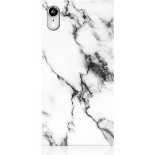 iDecoz Square Case - Marble (iPhone Xr) - Hvid