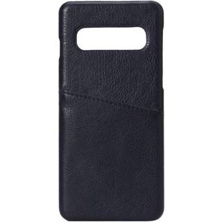 Samsung Galaxy S10 Onsala Kunstlæder Cover m. Lomme til Kort - Sort