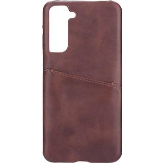 ONSALA Mobile Cover Brown with Cardpocket Samsung S21 FE 5G