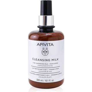 Apivita Cleansing Milk Face & Eyes 3-i-1 rensende lotion til ansigt og øjne 300 ml - 300 ml