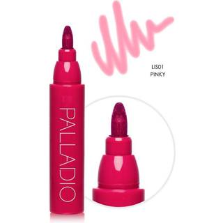 Palladio Lip Stain Hydrating og vandt?t formel Matte farve ser langvarig hele dagen slid Lip Color Smudge Proof Natural Finish Pr?cis mejsel tip