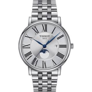 Tissot Carson Premium herreur i stål med månefase