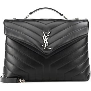 Saint Laurent Loulou Medium leather shoulder bag - black - One Size
