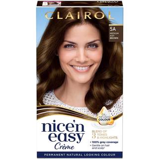 Clairol Nice' n Easy Permanent Hair Dye 5A Medium Ash Brown