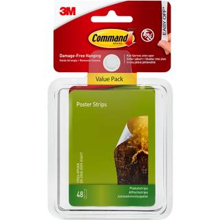 3M Command Poster Strips Value Pack 17024-VP