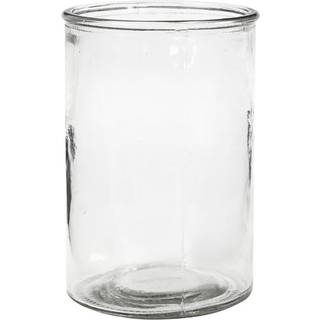 Elegant Cylinderformet Lysglas - 6 stk. sæt