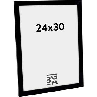 Ramme 6B Sort H.glans 24x30 cm