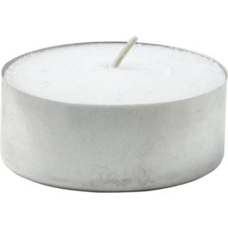 Fyrfadslys 4 timer, hvid, 1000 stk. Ø 3,8 100% Paraffin