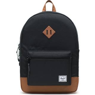 Herschel Heritage Rygsæk Youth Black/Saddle Brown 20L