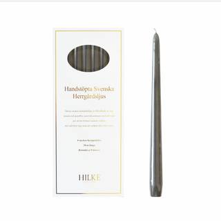 Hilke Collection Herrgårdsljus lys 30 cm 6-pak Grå glans