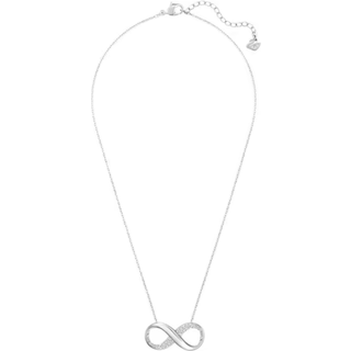 Exist Anhänger, Unendlichkeit, Weiß, Rhodiniert