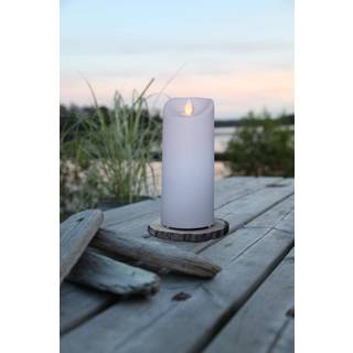 Star trading - LED -bloklys M -Twinkle - 17,5 cm - Hvid