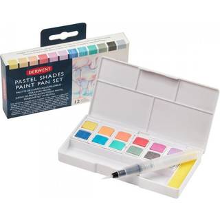 Derwent pastel shades pan sæt - 12 stk. ...
