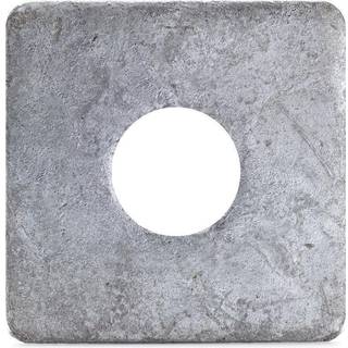 FAST firkantet skive, varmforzinket, 26 x 80 x 6 mm - 10 stk.