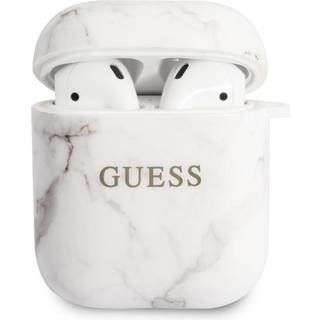 Guess TPU marble cover til AirPods Hvid marble