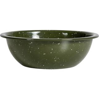 Sagaform Doris emaljeskål Ø16 cm Grøn