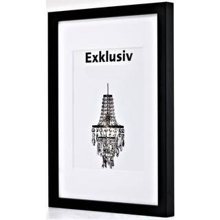 Ramme Exklusiv Sort 30x40 cm
