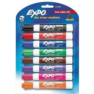Expo 1743032 Low-EDOR T?r sletningsmark?rer Mejsel Tip Fashion Colours 8-Count