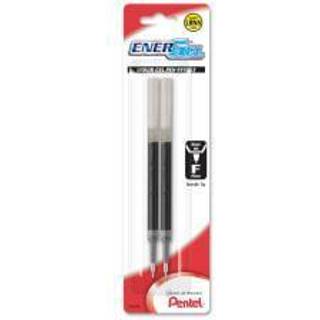 Energel Pen p?fyldes fint punkt 0,5 mm sort bl?kpakke p? 2